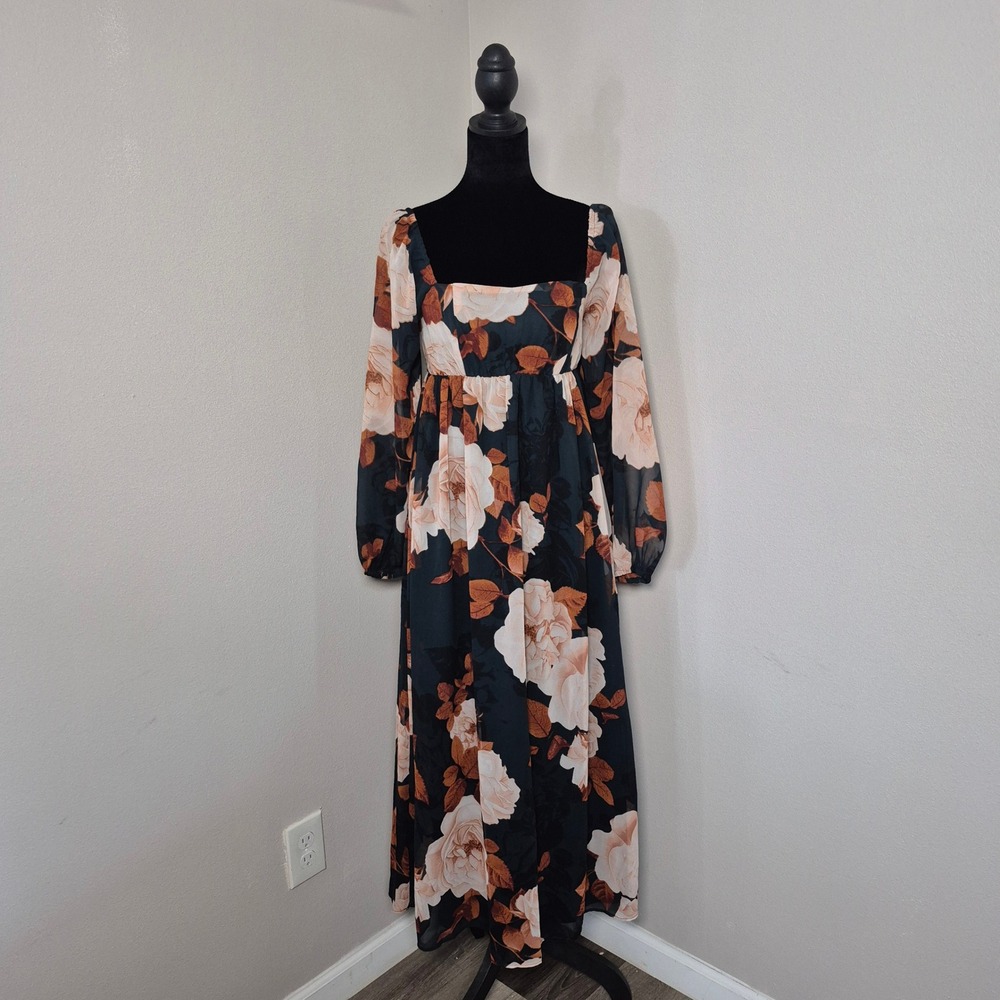 London Times Floral Maxi Dress